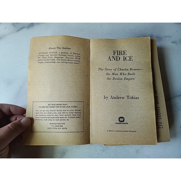 Fire And Ice By Andrew Tobias Paperback - Picture 3 of 10